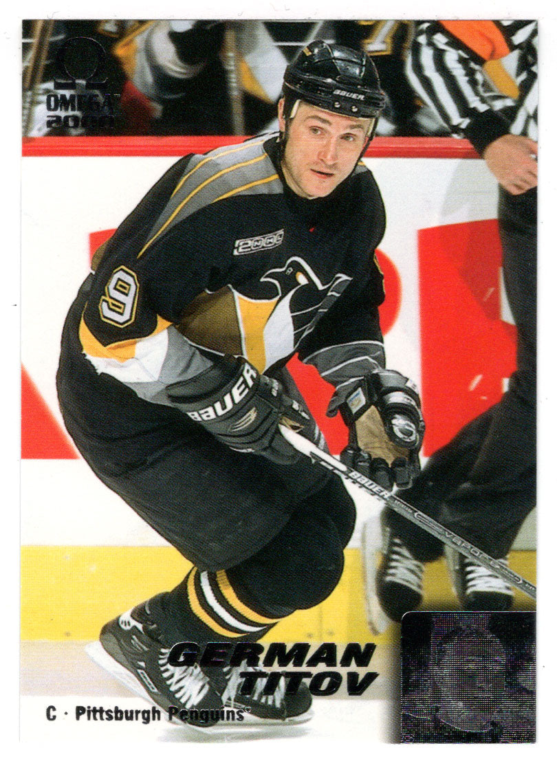 German Titov - Pittsburgh Penguins (NHL Hockey Card) 1999-00 Pacific Omega # 192 Mint