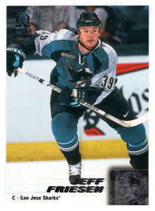 Jeff Friesen - San Jose Sharks (NHL Hockey Card) 1999-00 Pacific Omega # 205 Mint