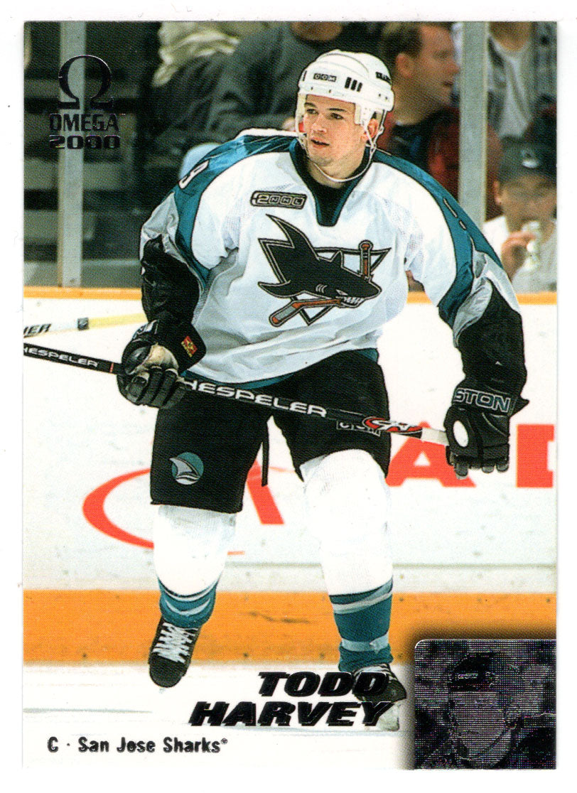 Todd Harvey - San Jose Sharks (NHL Hockey Card) 1999-00 Pacific Omega # 206 Mint