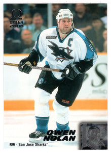 Owen Nolan - San Jose Sharks (NHL Hockey Card) 1999-00 Pacific Omega # 209 Mint
