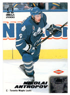 Nikolai Antropov RC - Toronto Maple Leafs (NHL Hockey Card) 1999-00 Pacific Omega # 221 Mint