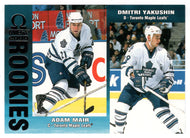 Adam Mair RC - Dmitri Yakushin RC - Toronto Maple Leafs (NHL Hockey Card) 1999-00 Pacific Omega # 230 Mint