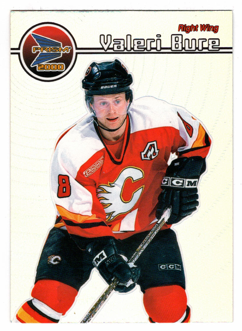 Valeri Bure - Calgary Flames (NHL Hockey Card) 1999-00 Pacific Prism # 22 Mint
