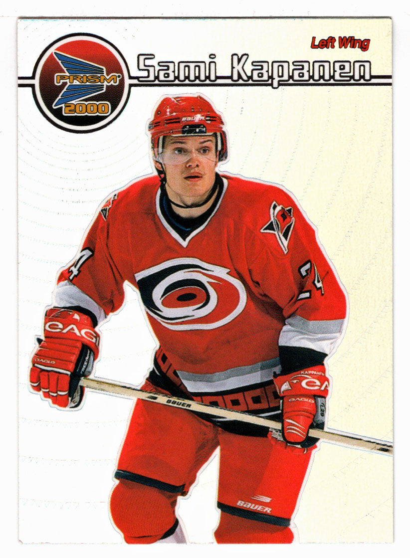 Sami Kapanen - Carolina Hurricanes (NHL Hockey Card) 1999-00 Pacific Prism # 30 Mint