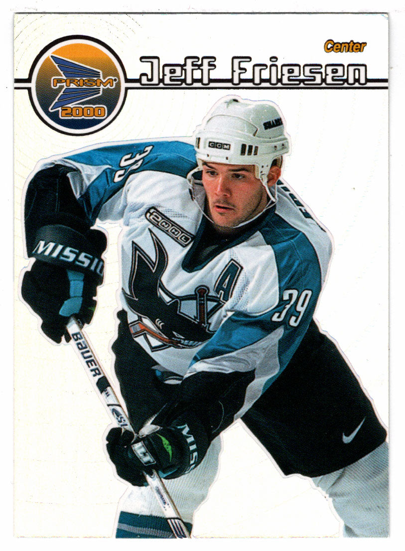 Jeff Friesen - San Jose Sharks (NHL Hockey Card) 1999-00 Pacific Prism # 124 Mint