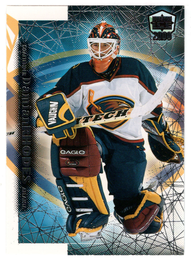 Damian Rhodes - Atlanta Thrashers (NHL Hockey Card) 1999-00 Pacific Dynagon Ice # 18 Mint