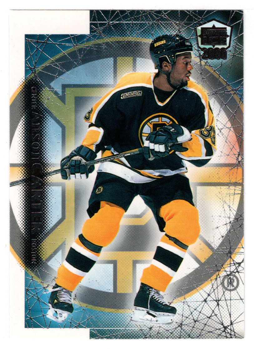 Anson Carter - Boston Bruins (NHL Hockey Card) 1999-00 Pacific Dynagon Ice # 22 Mint