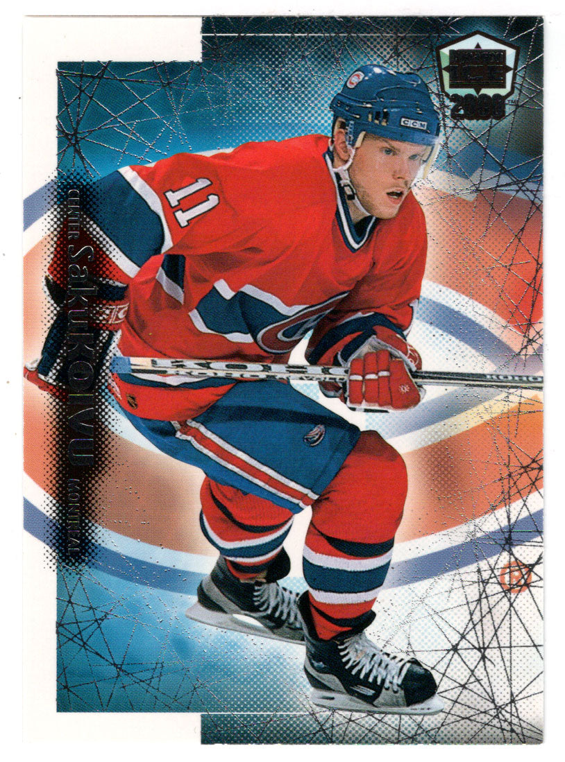 Saku Koivu - Montreal Canadiens (NHL Hockey Card) 1999-00 Pacific Dynagon Ice # 102 Mint