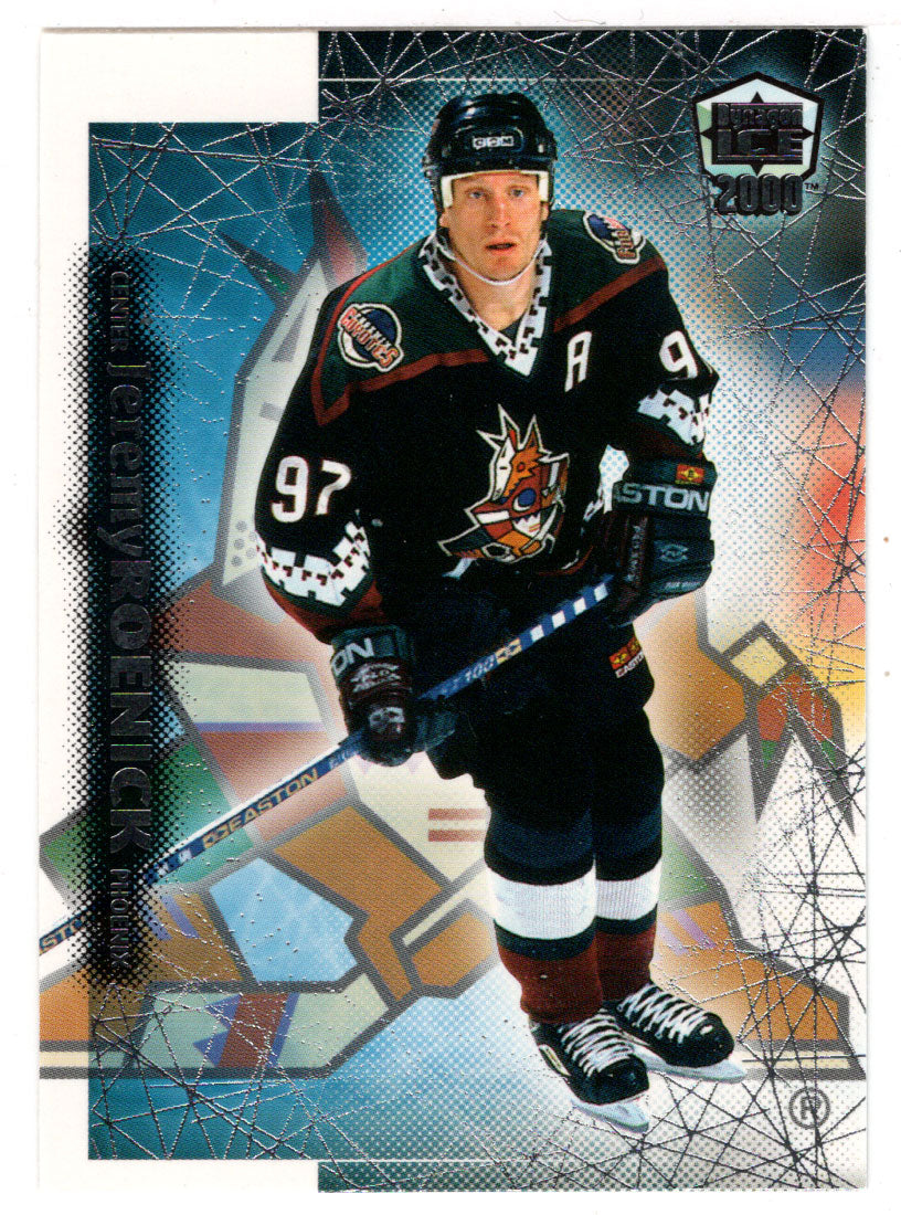 Jeremy Roenick - Phoenix Coyotes (NHL Hockey Card) 1999-00 Pacific Dynagon Ice # 153 Mint