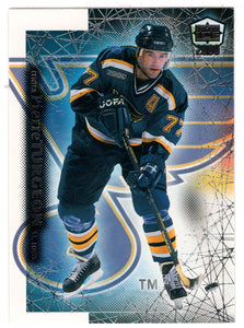 Pierre Turgeon - St. Louis Blues (NHL Hockey Card) 1999-00 Pacific Dynagon Ice # 169 Mint