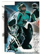 Steve Shields - San Jose Sharks (NHL Hockey Card) 1999-00 Pacific Dynagon Ice # 175 Mint