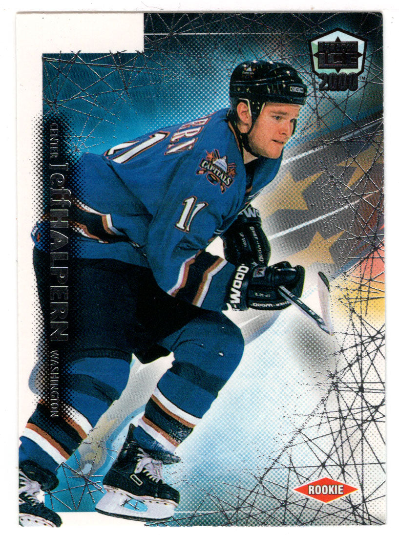 Jeff Halpern RC - Washington Capitals (NHL Hockey Card) 1999-00 Pacific Dynagon Ice # 201 Mint