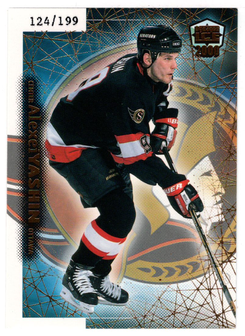 Alexei Yashin 124/199 - Ottawa Senators (NHL Hockey Card) 1999-00