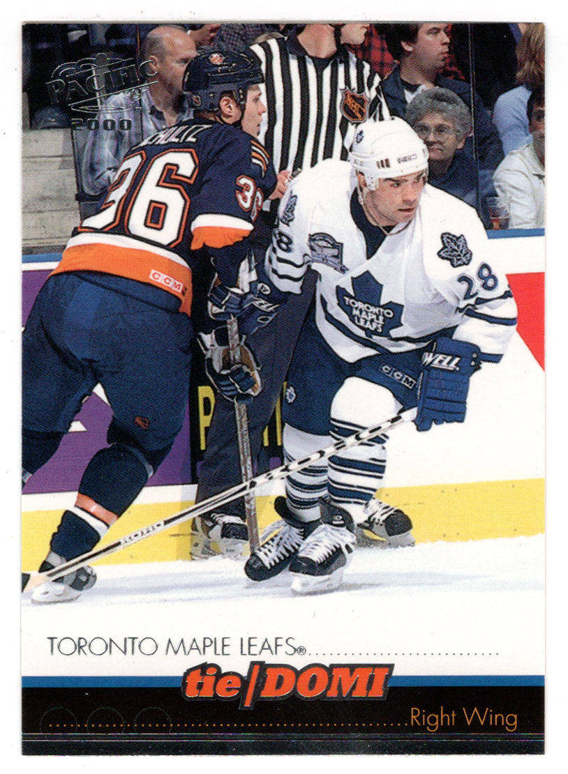 Tie Domi - Toronto Maple Leafs (NHL Hockey Card) 1999-00 Pacific # 405 Mint