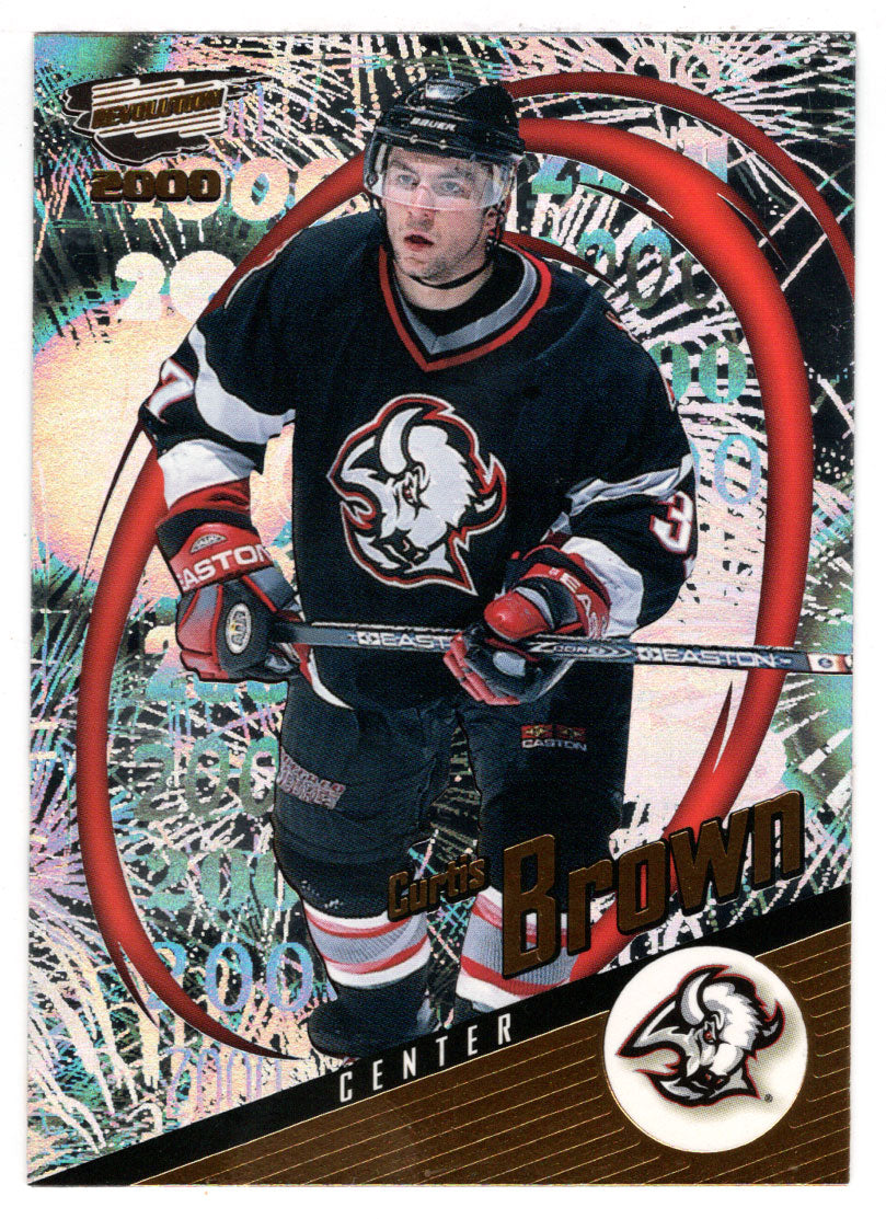 Curtis Brown - Buffalo Sabres (NHL Hockey Card) 1999-00 Pacific Revolution # 17 Mint