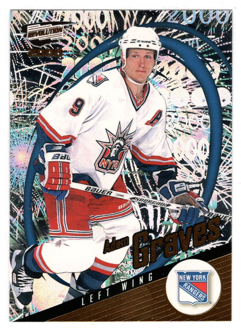 Adam Graves - New York Rangers (NHL Hockey Card) 1999-00 Pacific Revolution # 96 Mint