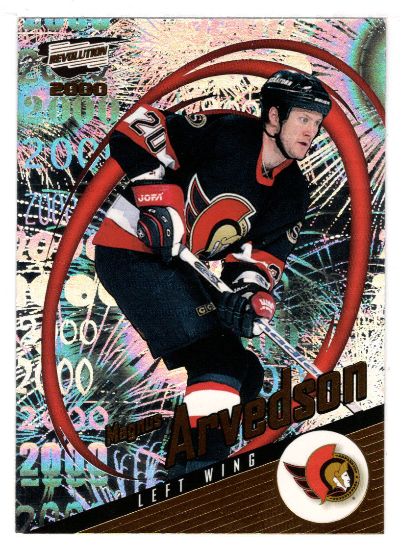 Magnus Arvedson - Ottawa Senators (NHL Hockey Card) 1999-00 Pacific Revolution # 101 Mint