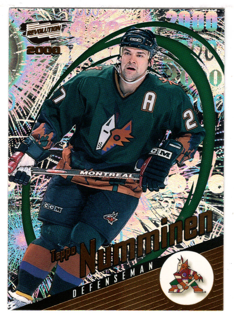Teppo Numminen - Phoenix Coyotes (NHL Hockey Card) 1999-00 Pacific Revolution # 112 Mint