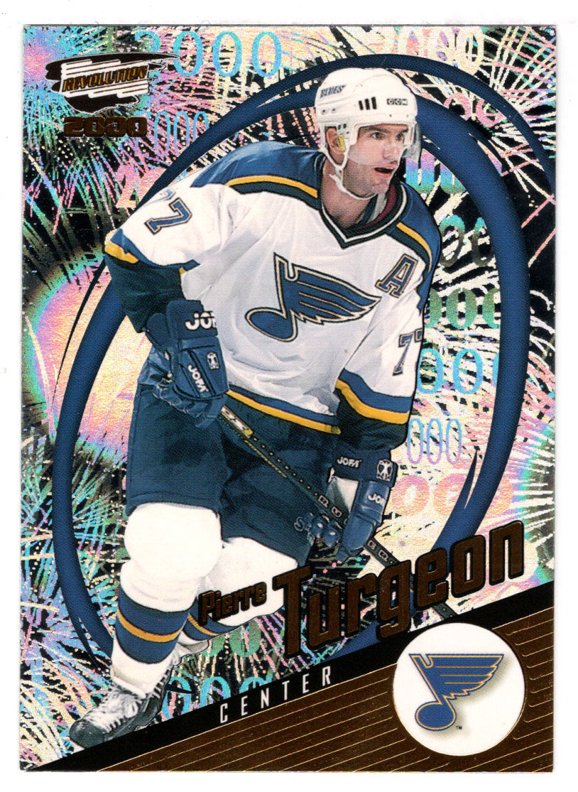 Pierre Turgeon - St. Louis Blues (NHL Hockey Card) 1999-00 Pacific Revolution # 125 Mint