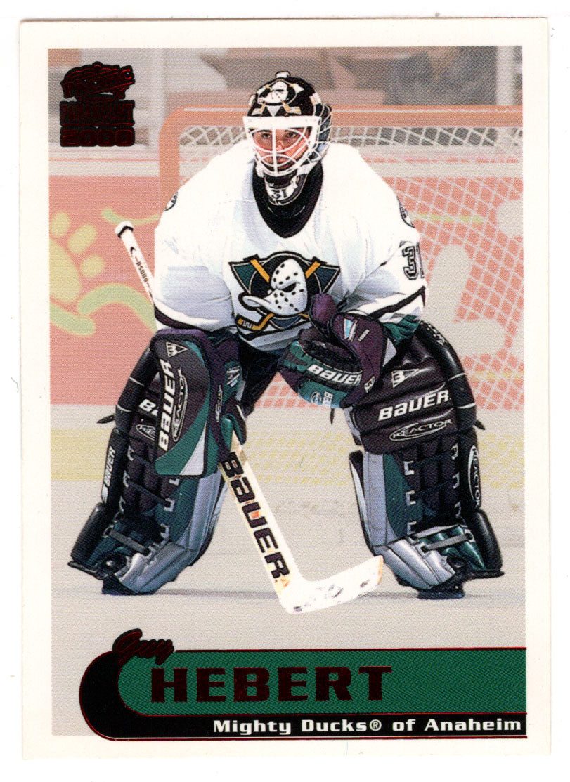 Guy Hebert - Anaheim Ducks (NHL Hockey Card) 1999-00 Pacific Paramount RED # 2 Mint