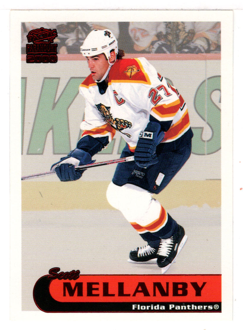 Scott Mellanby - Florida Panthers (NHL Hockey Card) 1999-00 Pacific Paramount RED # 102 Mint