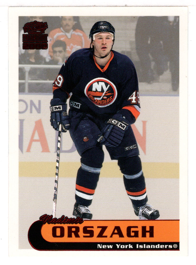 Vladimir Orszagh - New York Islanders (NHL Hockey Card) 1999-00 Pacific Paramount RED # 145 Mint