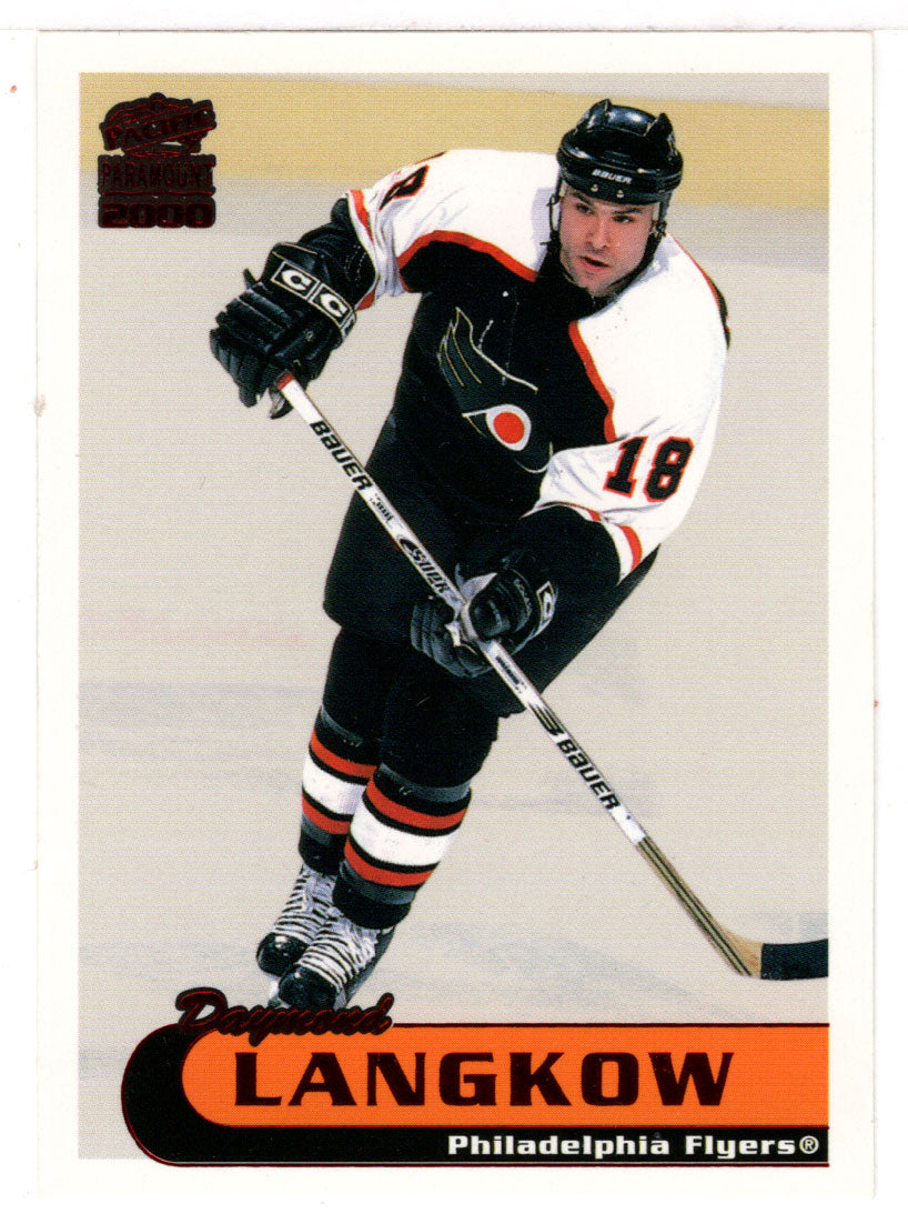 Daymond Langkow - Philadelphia Flyers (NHL Hockey Card) 1999-00 Pacific Paramount RED # 171 Mint