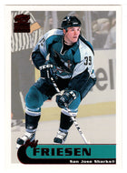 Jeff Friesen - San Jose Sharks (NHL Hockey Card) 1999-00 Pacific Paramount RED # 204 Mint