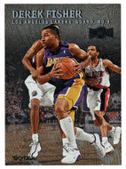 Derek Fisher - Los Angeles Lakers (NBA Basketball Card) 1999-00 Skybox Metal # 120 Mint