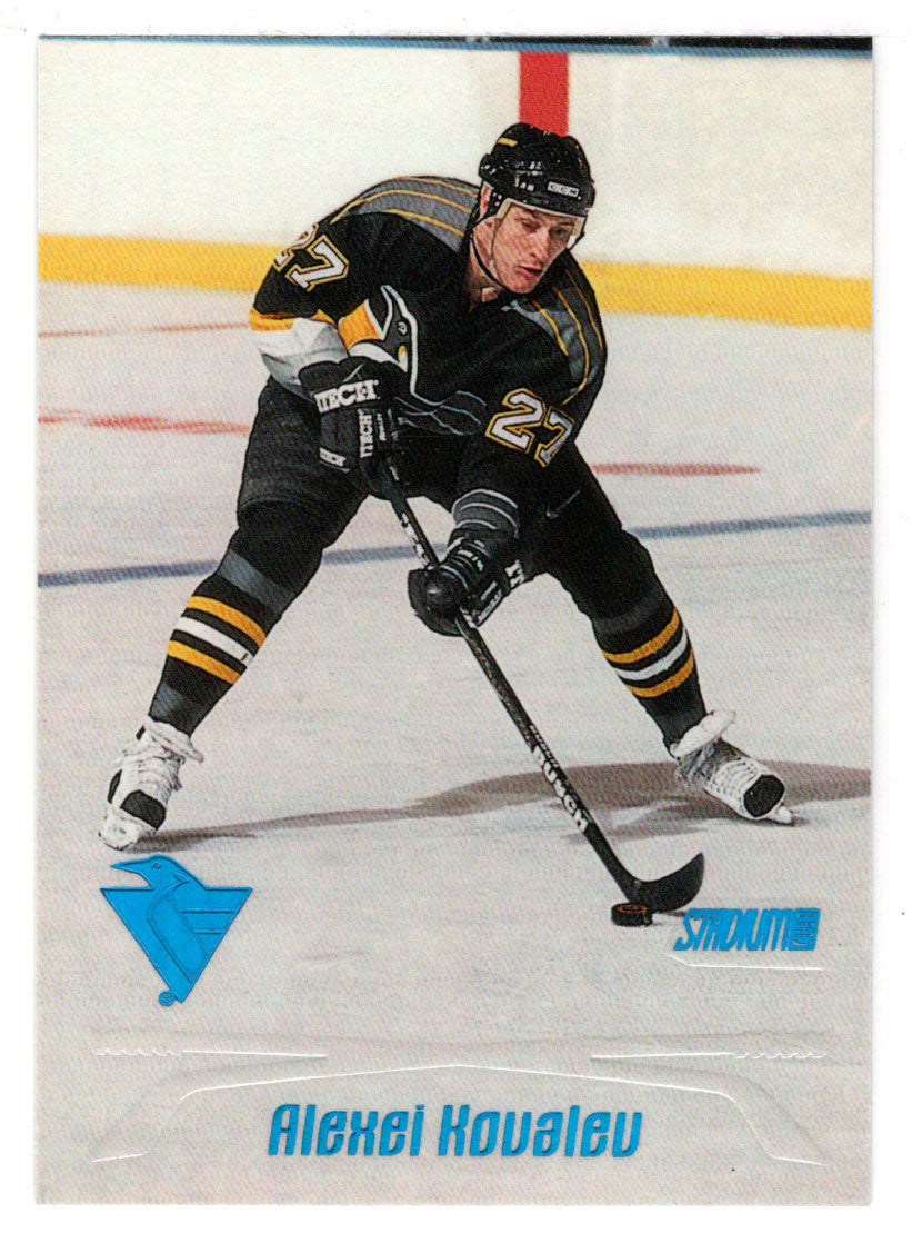 Alexei Kovalev - Pittsburgh Penguins (NHL Hockey Card) 1999-00 Topps Stadium Club # 22 Mint