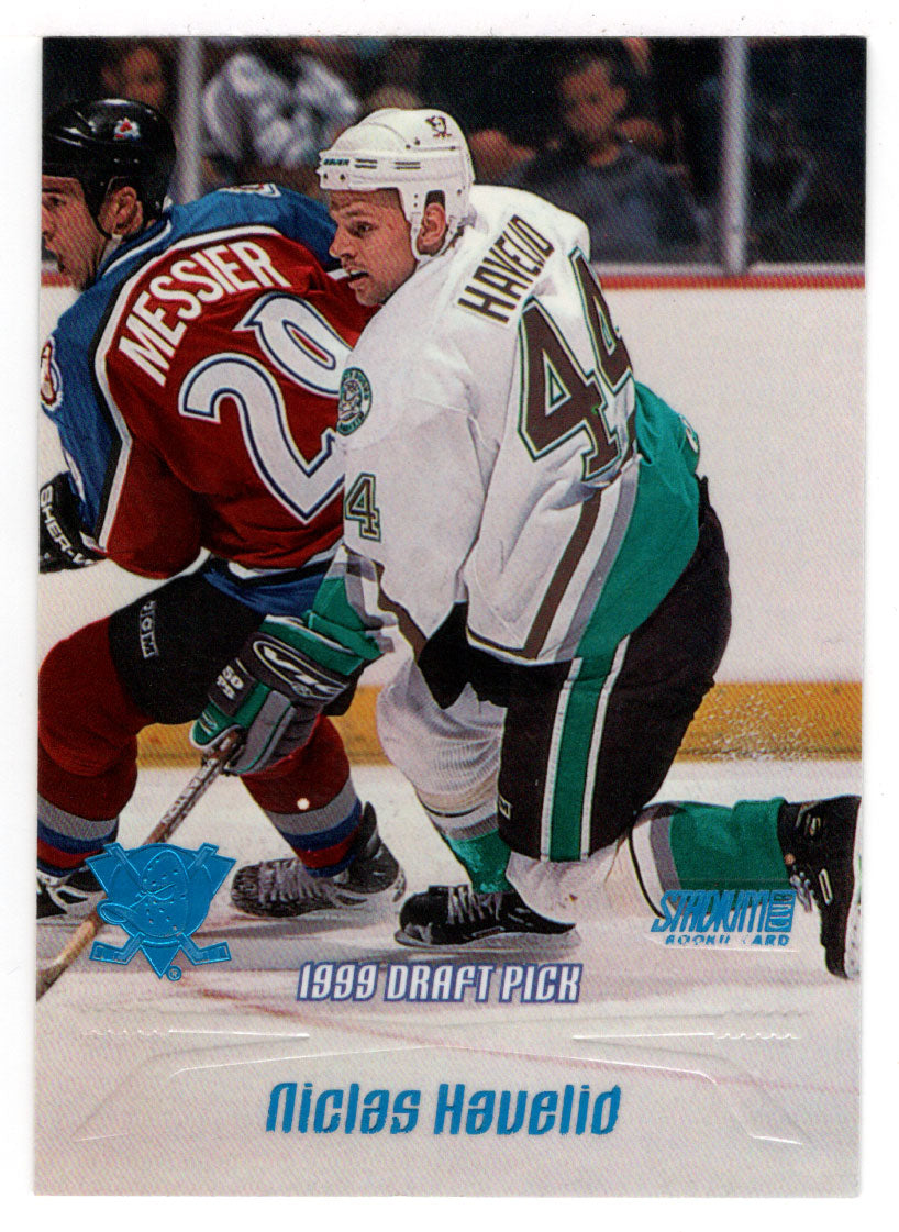 Niclas Havelid RC - Anaheim Ducks (NHL Hockey Card) 1999-00 Topps Stadium Club # 183 Mint