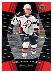 Miroslav Satan - Buffalo Sabres (NHL Hockey Card) 1999-00 Upper Deck Black Diamond # 13 Mint