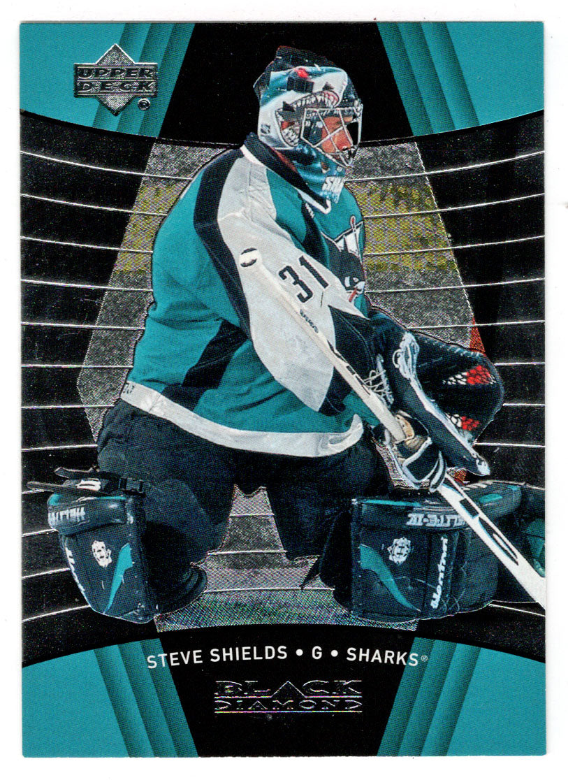 Steve Shields - San Jose Sharks (NHL Hockey Card) 1999-00 Upper Deck Black Diamond # 77 Mint