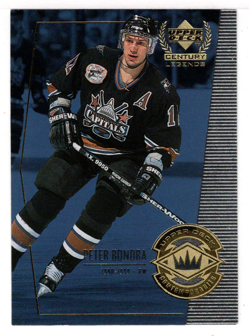 Peter Bondra - Washington Capitals (NHL Hockey Card) 1999-00 Upper Deck Century Legends # 69 Mint