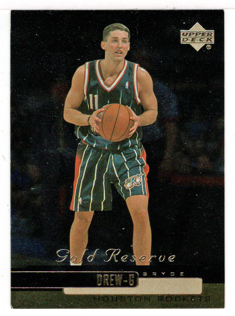 Bryce Drew - Houston Rockets (NBA Basketball Card) 1999-00 Upper Deck Gold Reserve # 79 Mint