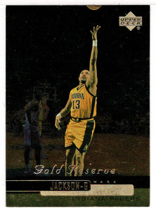 Mark Jackson - Indiana Pacers (NBA Basketball Card) 1999-00 Upper Deck Gold Reserve # 86 Mint