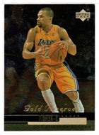 Derek Fisher - Los Angeles Lakers (NBA Basketball Card) 1999-00 Upper Deck Gold Reserve # 106 Mint