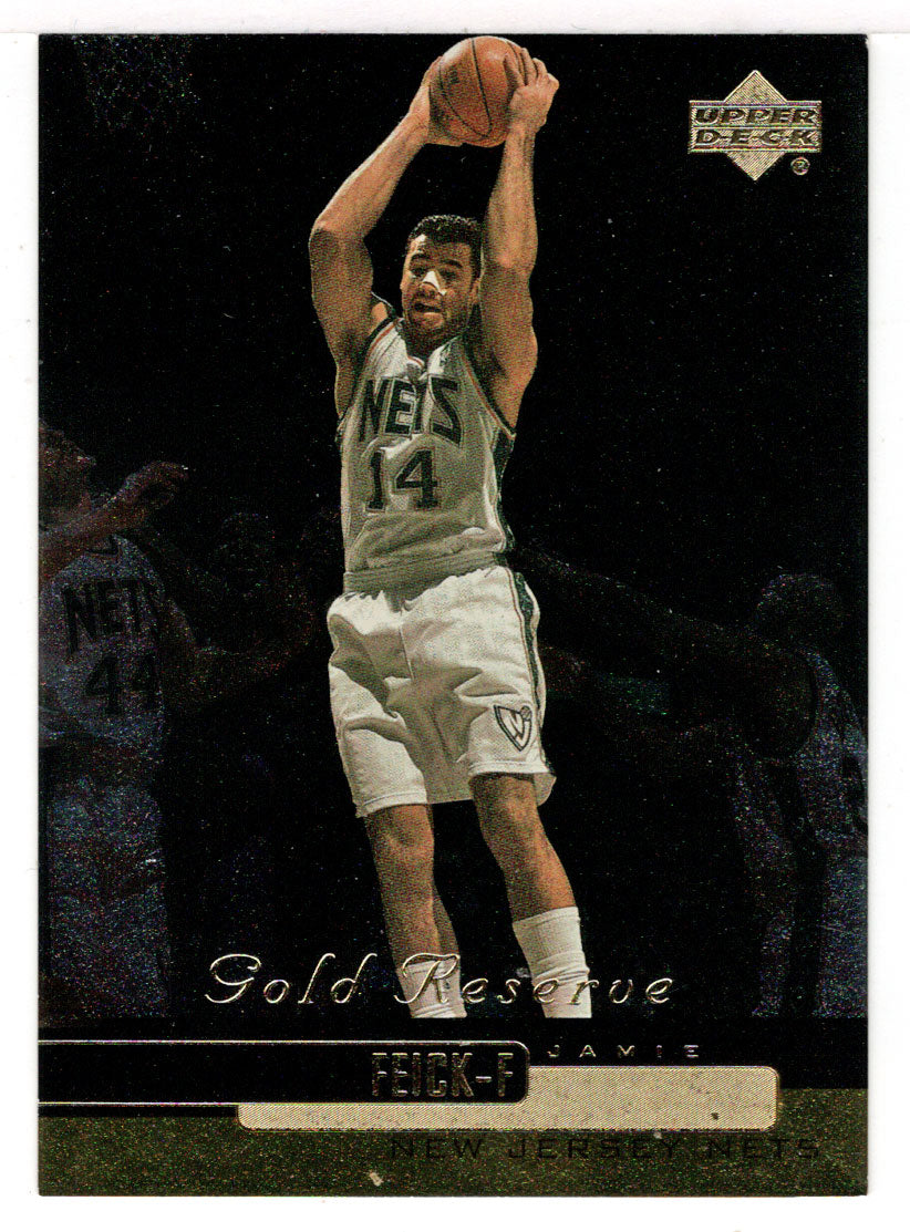 Jamie Feick RC - New Jersey Nets (NBA Basketball Card) 1999-00 Upper Deck Gold Reserve # 138 Mint