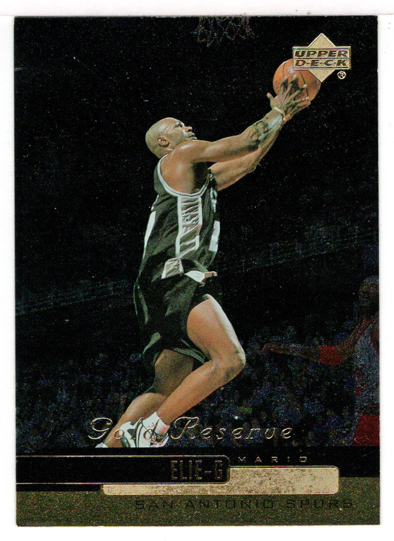 Mario Elie - San Antonio Spurs (NBA Basketball Card) 1999-00 Upper Deck Gold Reserve # 193 Mint