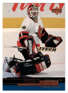 Damian Rhodes - Atlanta Thrashers - Ottawa Senators (NHL Hockey Card) 1999-00 Upper Deck # 15 Mint