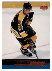 Jonathan Girard - Boston Bruins (NHL Hockey Card) 1999-00 Upper Deck # 19 Mint