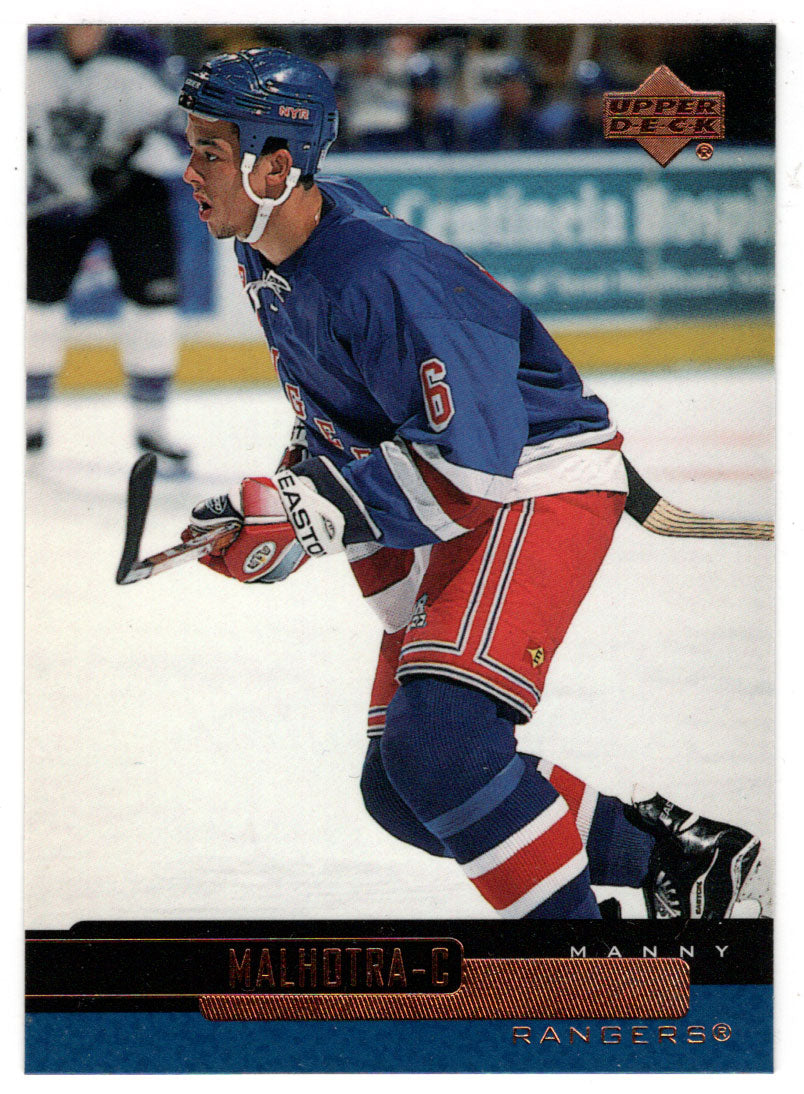 Manny Malhotra - New York Rangers (NHL Hockey Card) 1999-00 Upper Deck # 89 Mint