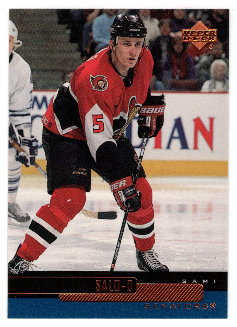 Sami Salo - Ottawa Senators (NHL Hockey Card) 1999-00 Upper Deck # 91 Mint