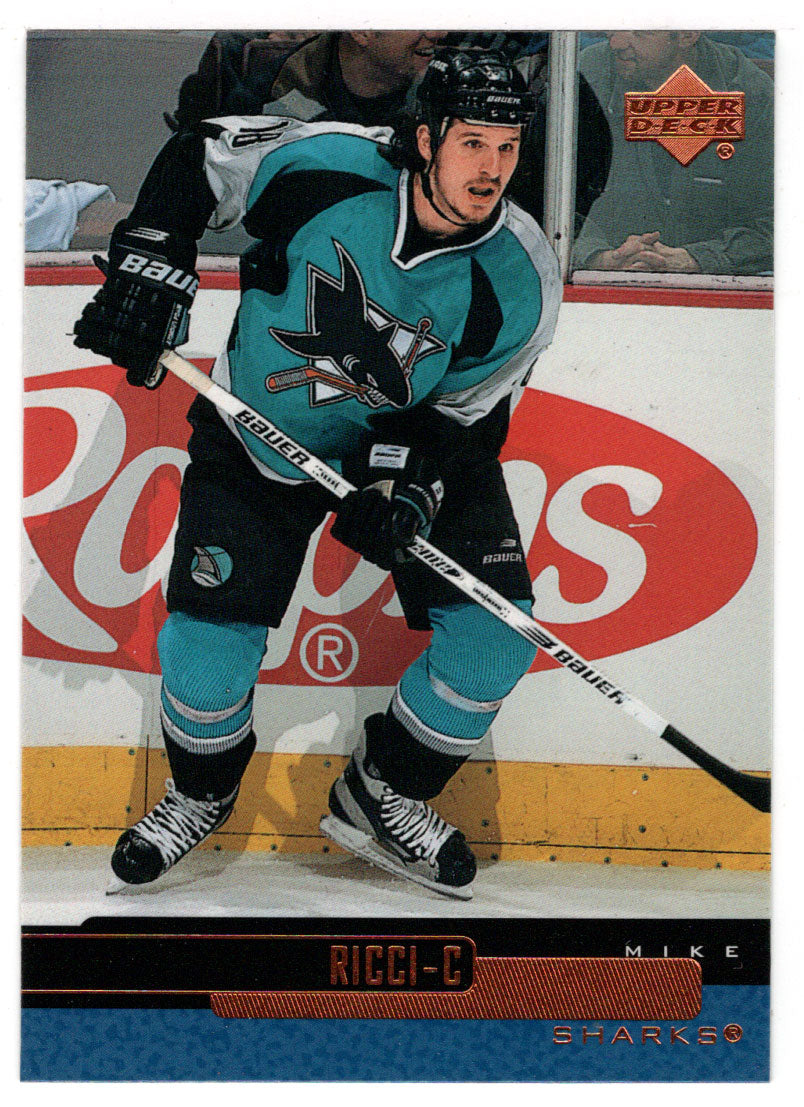 Mike Ricci - San Jose Sharks (NHL Hockey Card) 1999-00 Upper Deck # 111 Mint