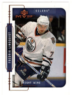 Fredrik Lindquist - Edmonton Oilers (NHL Hockey Card) 1999-00 Upper Deck MVP # 83 Mint