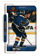 Chris Pronger - St. Louis Blues (NHL Hockey Card) 1999-00 Upper Deck MVP # 186 Mint