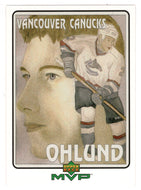 Mattias Ohlund - Vancouver Canucks (NHL Hockey Card) 1999-00 Upper Deck MVP Draw Your Own Card # W 22 Mint