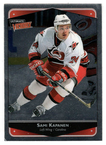 Sami Kapanen - Carolina Hurricanes (NHL Hockey Card) 1999-00 Upper Deck Ultimate Victory # 18 Mint