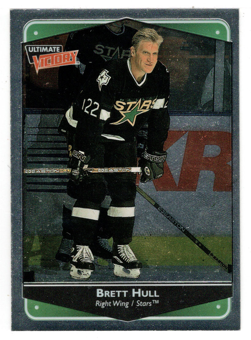 Brett Hull - Dallas Stars (NHL Hockey Card) 1999-00 Upper Deck Ultimate Victory # 28 Mint