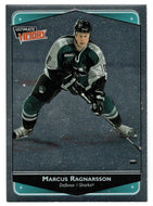 Marcus Ragnarsson - San Jose Sharks (NHL Hockey Card) 1999-00 Upper Deck Ultimate Victory # 72 Mint
